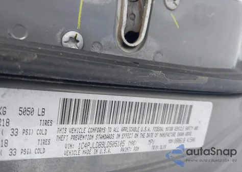 2020 Jeep Cherokee Limited Fwd из США, поврежденный, VIN 1C4PJLDB9LD505105